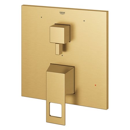 Grohe Eurocube Pressure Balance Valve Trim With 3-Way Diverter With Cartridge, Gold 29426GN0